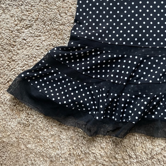 Joseph Ribkoff Women’s Size 10 Polka Dot Ruffle Hem Summer Event Beach Vacation - Picture 8 of 8